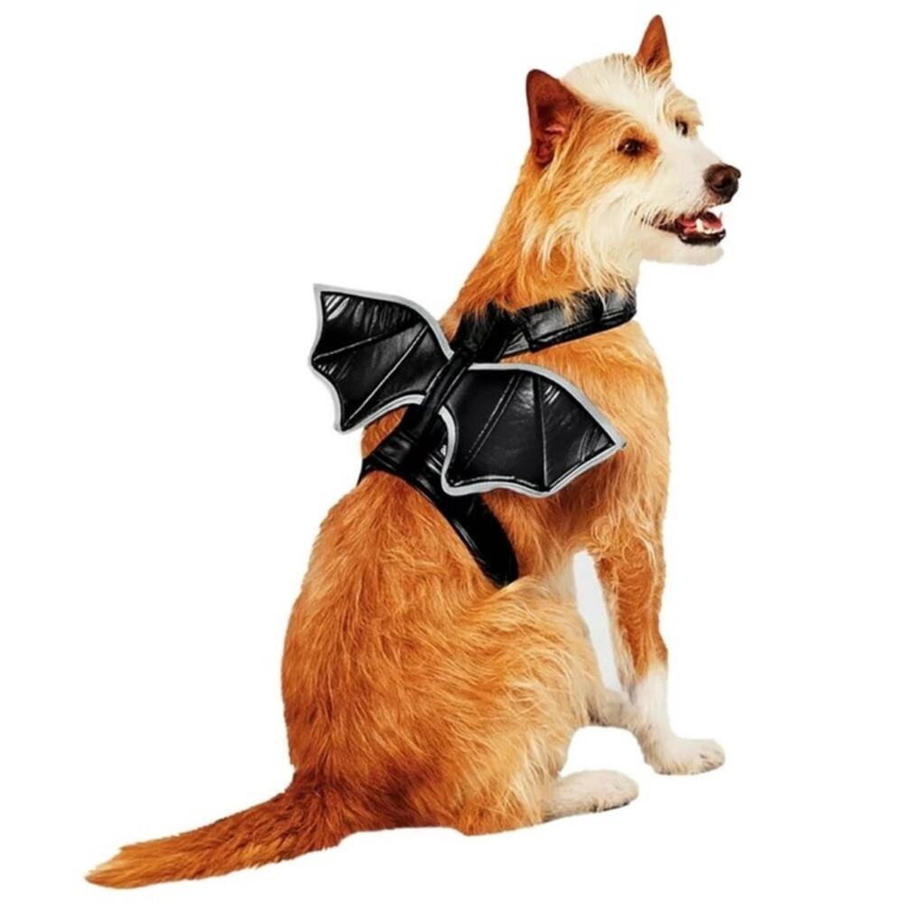 Halloween costume reflective bat wings